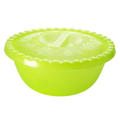 Миска с крышкой «Фазенда» (6 л), зеленый | Plastic Centre