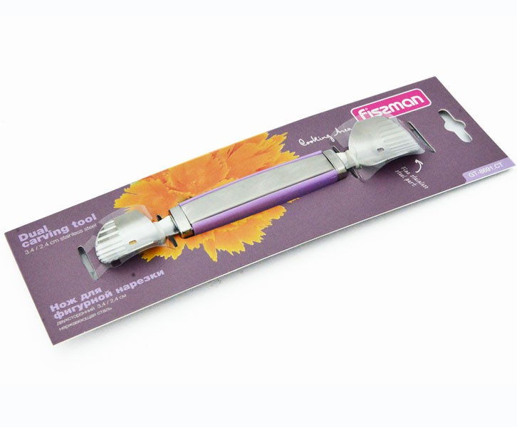 Нож для фигурной нарезки, двухсторонний | Fissman