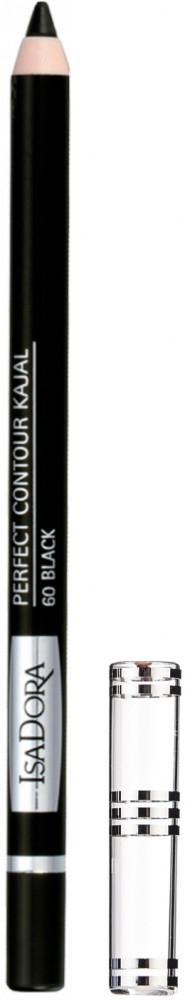 Карандаш для век «Perfect Contour Kajal», оттенок 60 Black | IsaDora