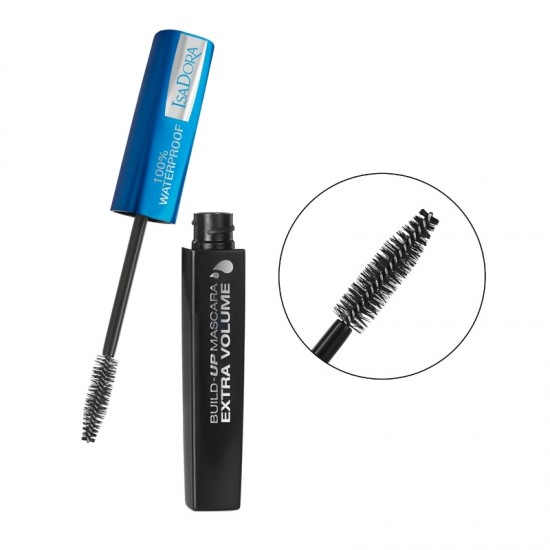 Тушь для ресниц «Build-Up Mascara Extra Volume 100% Waterproof», оттенок 20 Black