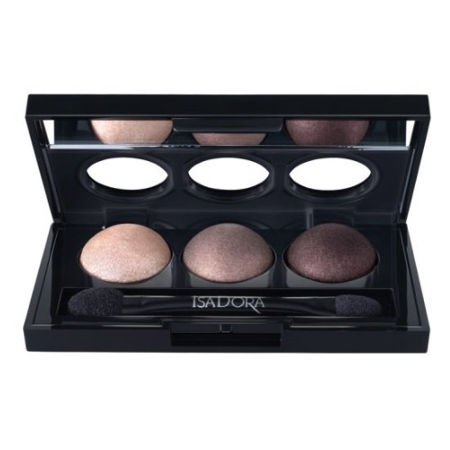 Тени для век «Eye Shadow Trio», оттенок 81 Cool Browns | IsaDora