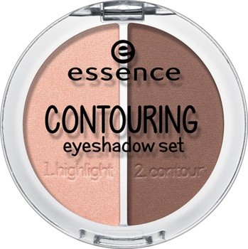 Тени для век «Contouring eyeshadow set», оттенок 02 Brownies with frosting | Essence
