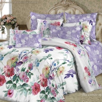 Комплект постельного белья «Весеннее пробуждение» (2-спальный, Lux перкаль, 2 наволочки 70х70) | Романтика от Вячеслава Зайцева | Перфект