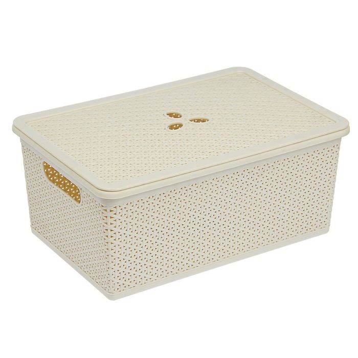 Корзина универсальная «Natural Style» (15 л), айвори | Natural Style | BranQ