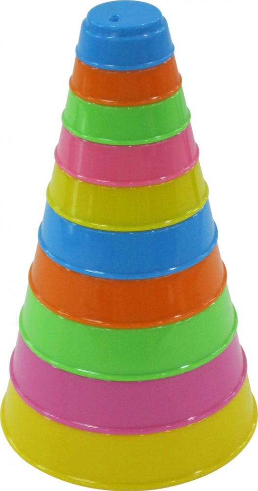 Занимательная пирамидка, 10 элементов | Полесье