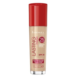 Тональный крем «Lasting finish», оттенок 103 True Ivory | Rimmel