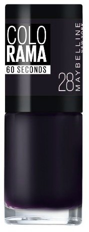 Лак для ногтей «Colorama», оттенок 28 Ночное Рандеву | Maybelline New York