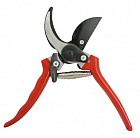 Секатор с упорной пружиной и фиксатором