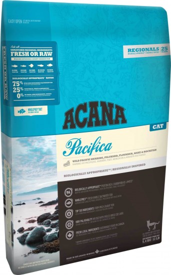 Беззерновой корм для кошек с рыбой «Pacifica» (1,8 кг)