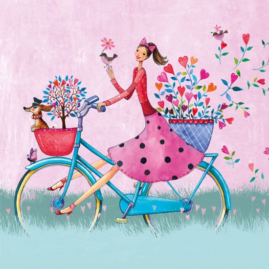 Набор салфеток бумажных «Weekend on Bike», 20 шт