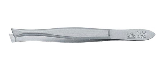 Пинцет скошенный нержавеющий | Erbe | Becker-Manicure Solingen