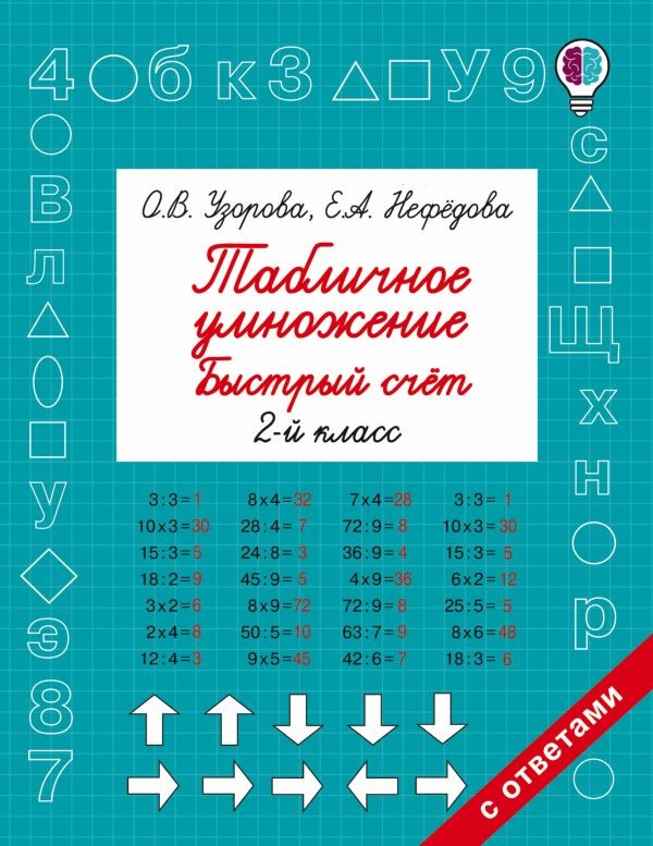 Табличное умножение. Быстрый счет. 2 класс | Быстрое обучение письму