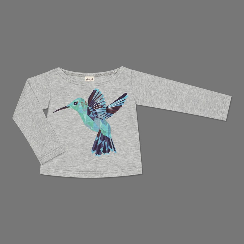 Лонгслив для девочек | Оригами | Ёмаё