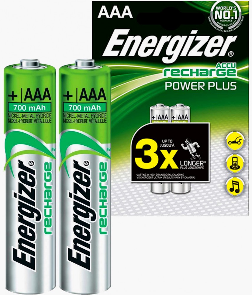 Батарея «Energizer» NiMH AAA 700mAh, 2 штуки | Energizer