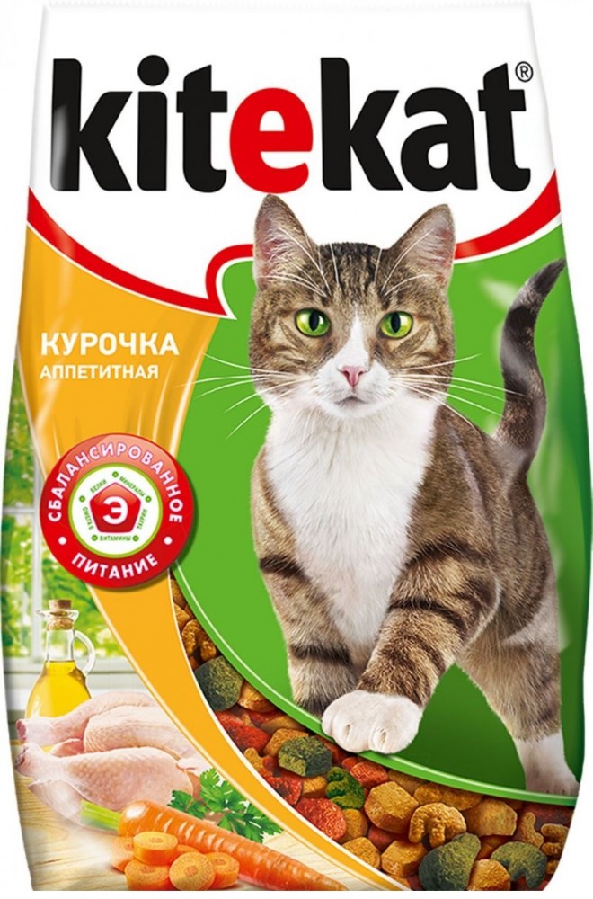 Корм сухой для кошек «Курочка аппетитная» (1,9 кг) | Kitekat