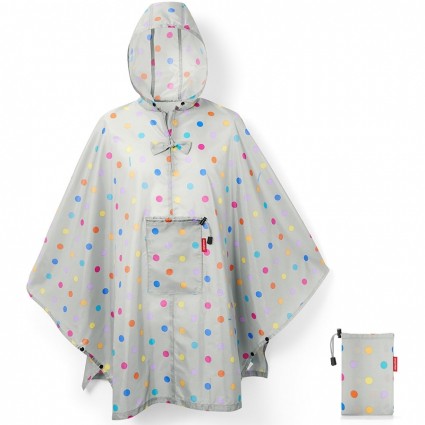 Дождевик «Mini maxi», stonegrey dots | Stonegrey dots | Reisenthel
