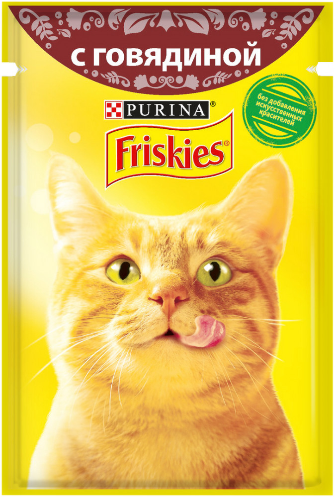 Корм влажный для кошек «Говядина в подливе» | Friskies