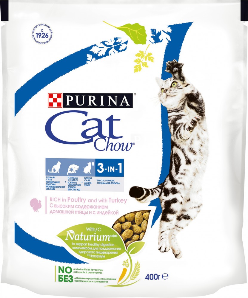 Корм для кошек Cat Chow «Тройная защита» | Purina Cat Chow