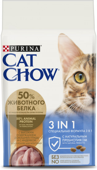 Корм для кошек Cat Chow «Тройная защита» (1,5 кг)