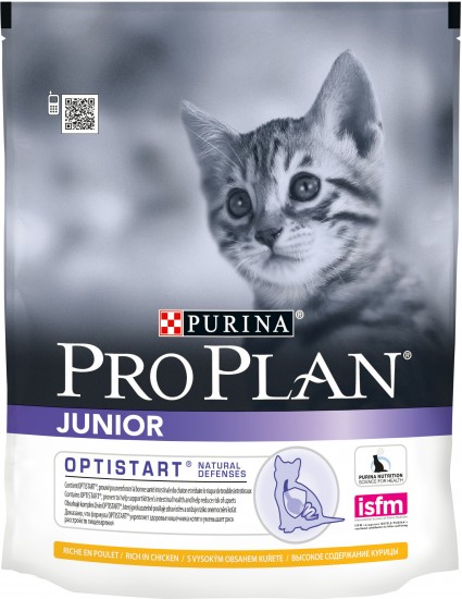 Корм для котят в возрасте от 6 недель до 1 года «Pro Plan», с курицей (400 г)