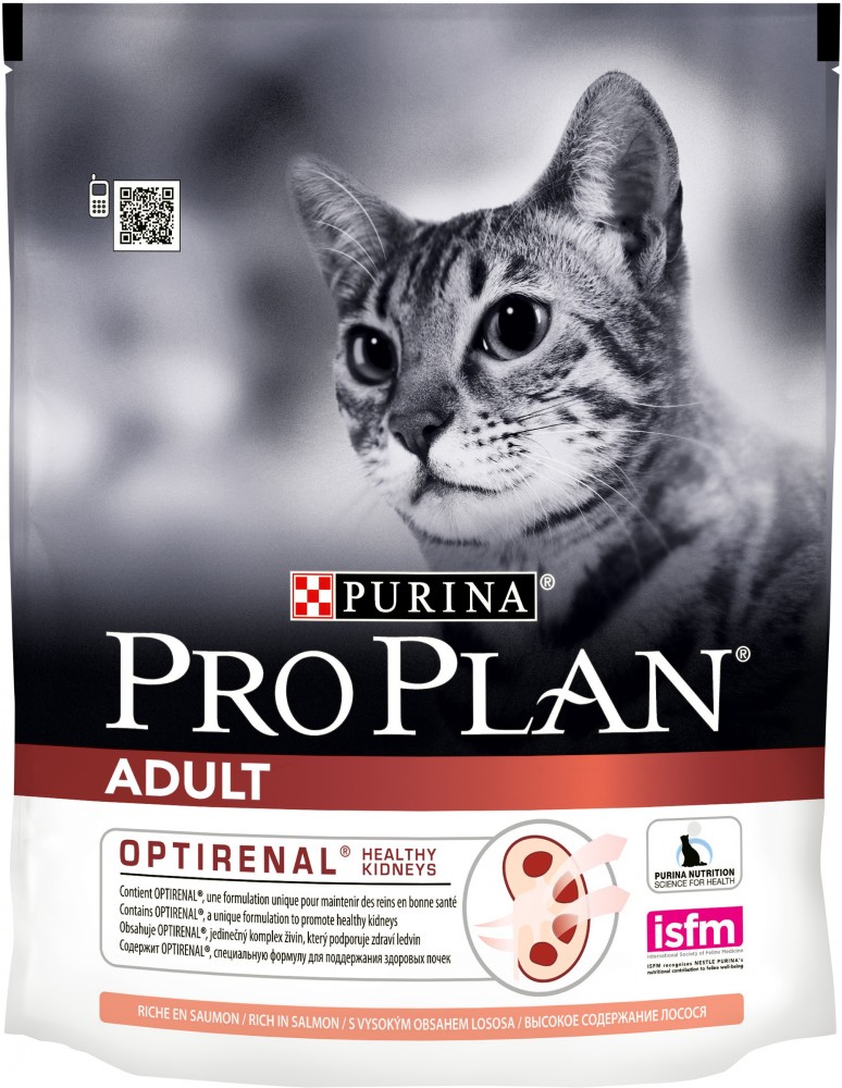 Корм для взрослых кошек «Pro Plan», с лососем (400 г) | Adult | Purina Pro Plan