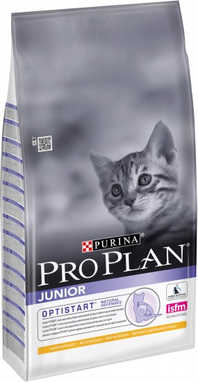 Корм для котят в возрасте от 6 недель до 1 года «Pro Plan», с курицей (10 кг)