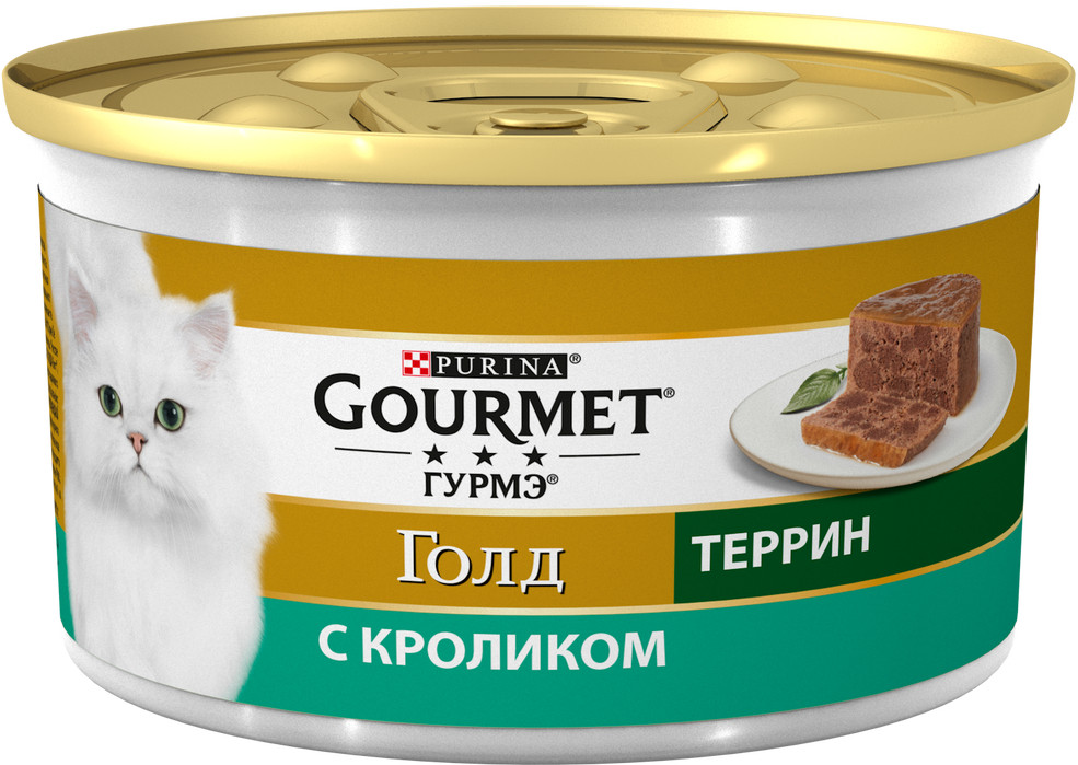 Корм для кошек «Террин с кроликом» | Gourmet Gold | Gourmet