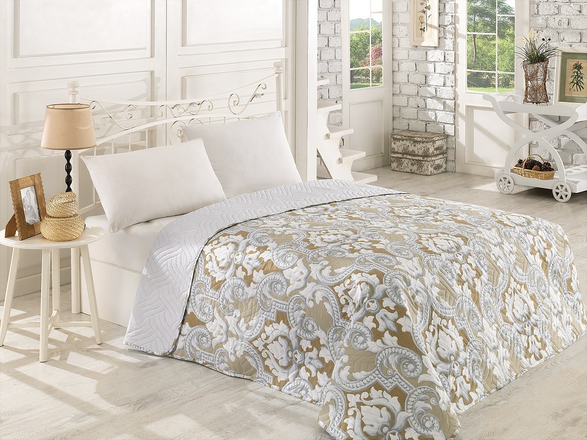 Покрывало стеганое «Karna» (2-спальное, полиэстер, размер 200х220) | Karna