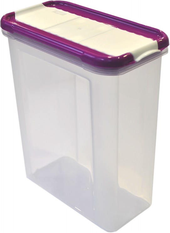 Банка для сыпучих продуктов с дозатором «Krupa» (1,5 л), черничный | Krupa | Giaretti