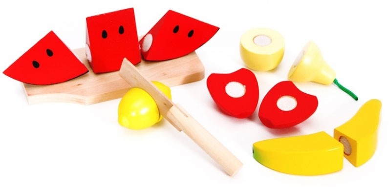 Деревянный набор для нарезки «Фрукты» | Altacto