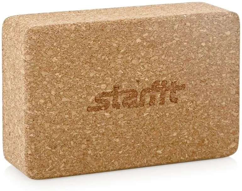 Блок для йоги FA-102, пробка | Starfit