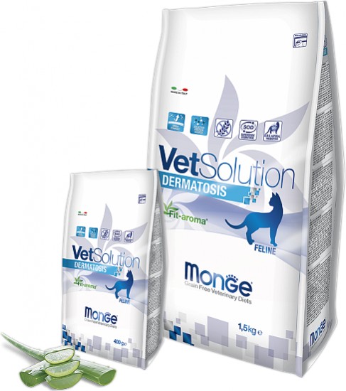 Корм диетический для кошек с заболеваниями кожи «VetSolution» (1,5 кг)