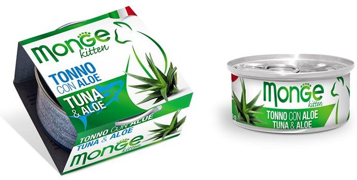 Корм для кошек Fruits «Кусочки тунец с алое» (80 г) | Natural Superpremium Quality | Monge