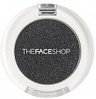 Тени для век «Single Shadow Shimmer», оттенок BK01 Черный