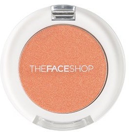 Тени для век «Single Shadow Shimmer», оттенок OR01 Красивый оранжевый | The Face Shop