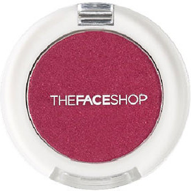 Тени для век «Single Shadow Shimmer», оттенок PK02 Розовый Шок | The Face Shop