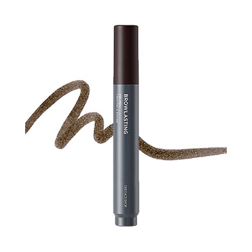 Тинт-карандаш для бровей «Ink Pen», оттенок 03 Dark Brown | Browlasting | The Face Shop