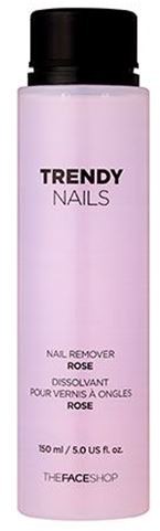 Жидкость для снятия лака с ароматом розы «Nail Remover Rose» | Trendy Nails | The Face Shop