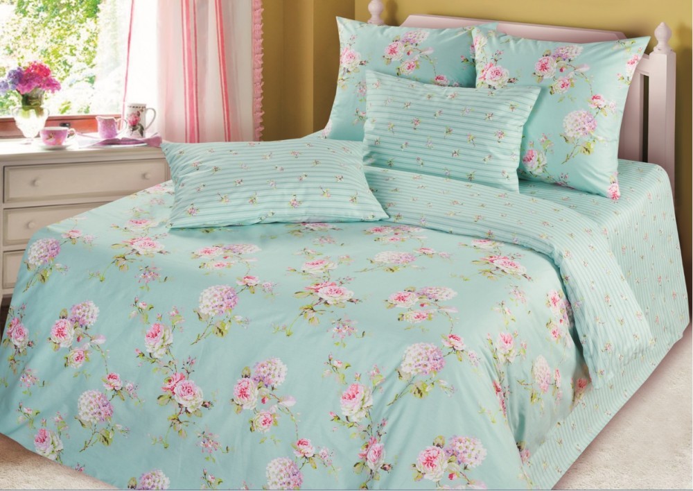 Комплект постельного белья «Жизель» (1,5-спальный, сатин, 2 наволочки 70х70) | Фаворит текстиль