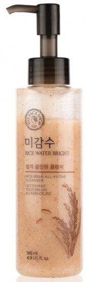 Средство для умывания 3-в-1 с рисовой водой «Rice Bran All-In-One Cleanser»