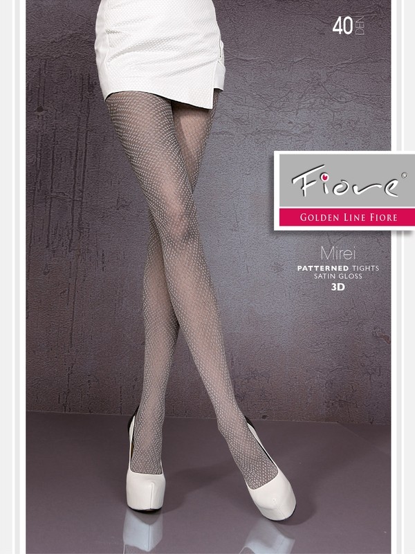 Колготки женские «Mirei» (light grey, 40 DEN) | Fiore