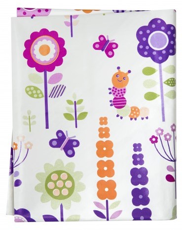 Клеенка подкладная детская «Летняя лужайка» (50х70 см) | Курносики