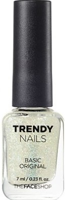 Лак для ногтей «Basic Original», оттенок WH004 | Trendy Nails | The Face Shop