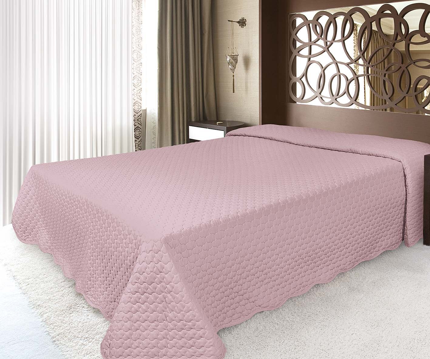 Покрывало стеганое «Волшебная ночь» (евро, размер 220х260), цвет нежно-сиреневый | Волшебная ночь