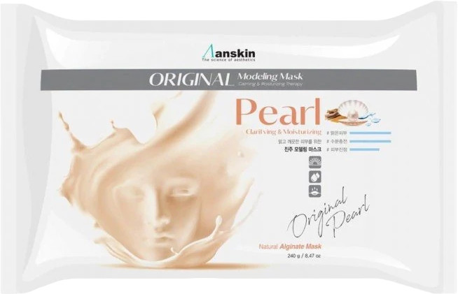 Моделирующая альгинатная маска с жемчужной пудрой (запаска) | Anskin