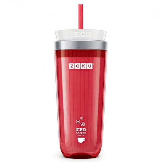 Стакан для охлаждения напитков «Iced Coffee Maker» (красный)