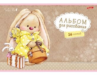 Альбом для рисования (16 листов на скрепке), в ассортименте