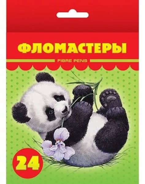 Фломастеры, 24 цвета | Милые пушистики | Hatber