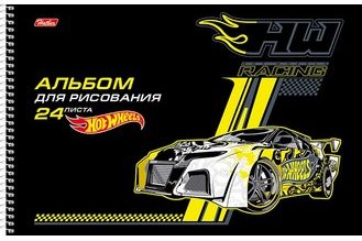 Альбом для рисования (24 листа на спирали), в ассортименте
