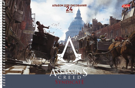 Альбом для рисования (24 листа на спирали), в ассортименте